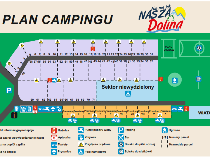 Camping Nasza Dolina Camper Park Pieskowa Skala Pole Namiotowe Ojcow Szlak Orlich Gniazd Maczuga Herkulesa Pustynia Bledowska Krakow Wieliczka Oswiecim Energylandia Inwald Zator camper namiot przyczepa